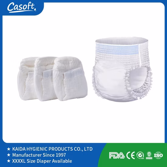 Calça de fralda descartável para adultos, de algodão, para idosos, superfície confortável, secagem rápida, unissex, para incontinência, calças de fralda